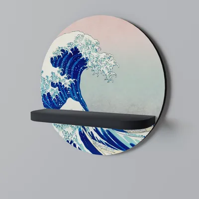 Obrázok produktu pre THE GREAT WAVE – Regálový systém, čierna farba
