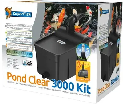 Productafbeelding van SuperFish Pond Clear 3000 Kit