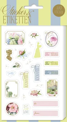 Produktbild von Stickerbogen mit 100 Stickern
