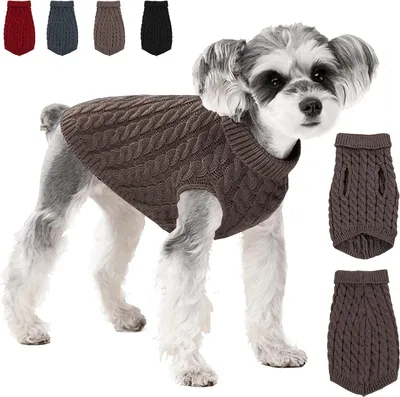 Produktbild von Warme Haustierjacke, Welpenjacken, warm, Hundejacke, wasserdicht, Haustierkleidung, Winterjacke, Hundemantel für kleine, mittelgroße (Khaki, M)