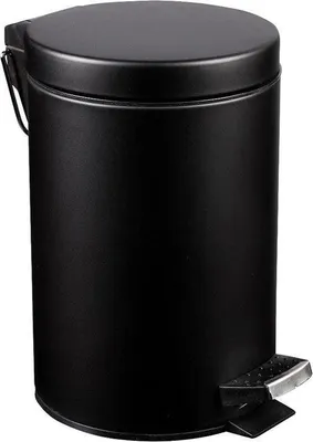 Produktbild von Müllbehälter 20l Ø29x44cm Edelstahl schwarz Innenbehälter
