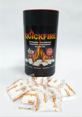 Produktbild von 100 Ofenanzünder Kaminanzünder Quickfire Anzündtüten Anzünder