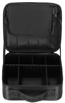 Productafbeelding van Toilettas - Make Up Tas - Cosmetica - 25,5 x 23 x 9,5 cm - Zwart