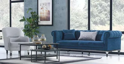 Produktbild von Sofagarnitur Polstermöbel Sitzgruppe Wohnlandschaft Lounge Sofa Couch 3+1
