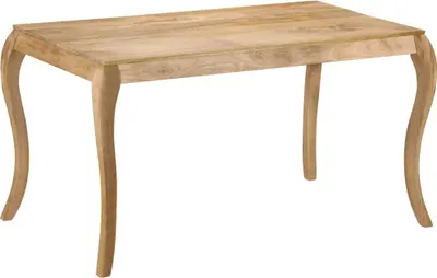 Immagine prodotto di Tavolo da pranzo 135×75×76 cm in legno massiccio di mango