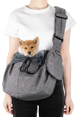 Immagine prodotto di Trasportino a marsupio per animali, borsa portatile senza mani per cani di piccola taglia