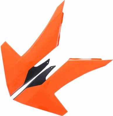 Obrázek produktu pro POLISPORT černá/oranžová boční část chladiče pro Ktm