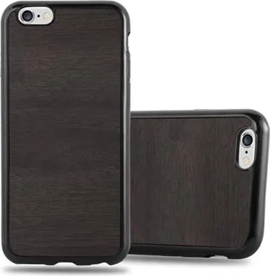 Image de Cadorabo Housse pour Apple iPhone 6 / 6S en noir Housse Etui Case Cover TPU Silikon
