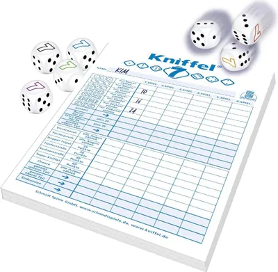 Immagine prodotto di Schmidt Spiele Klein & Fein Kniffel 7, Würfelspiel, Gesellschaftsspiel, ab 8 Jahren, 49436