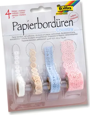 Obrázek produktu pro Folia 13803, Vícebarevný, Jednobarevný, Papír, 1 m, 4 kusů