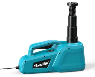 Obrázek produktu pro Elektrický zvedák 12 V - Hydraulický zvedák pro automobily - Nosnost 5 tun - Zdvih až 45 cm - S dálkovým ovládáním - LED pracovní světlo - Pro automobily, SUV, nákladní vozidla, nouzové opravy - Pouze zařízení