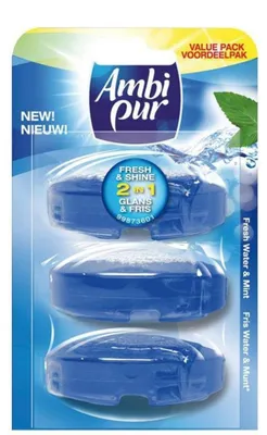 Produktbild von Ambi Pur Fresh Water & Mint Nachfüllpackung, 3 Stück