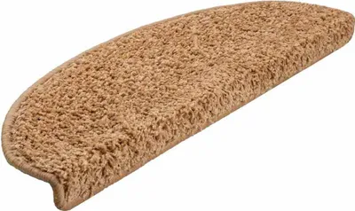 Immagine prodotto di vidaXL Tappetini 30 pezzi 65x21x4 cm Beige Semicircolare Grande