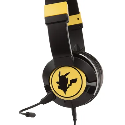 Obrázek produktu pro PowerA Pikachu Silhouette, Kabel, Hraní, Sluchátka s mikrofonem, Černá, Žlutá
