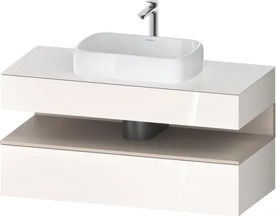 Produktbild von DURAVIT QA4732091220010 QTG KWTU WH Ek. 1200x550x600 Wß Hgl.