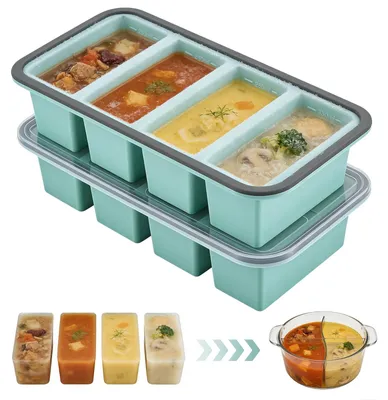Produktbild von Silicone Eiswürfelform für große Eiswürfel
