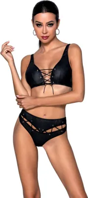 Produktbild von Passion-Exklusiv - PE Francesca 2 - teiliges Set schwarz XXL/XXXL