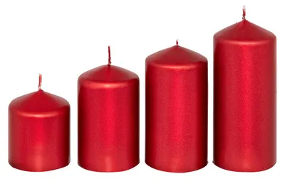 Produktbild von Kerzen in verschiedenen Größen, Ø 5 cm, 4er-Set