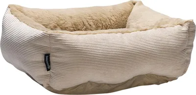 Produktbild von Beeztees Katzenbett Moza aus Plüsch beige