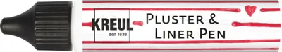 Produktbild von KREUL Pluster & LinerPen Hobby Line "PicTixx" weiß 29 ml