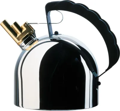 Image de Alessi Water Kettle With Steel Bottom (Art.-Nr. 9091 FM, EAN 8003299011803)