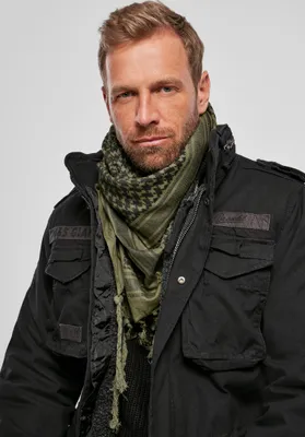 Image de Brandit BD7009 | Shemag Scarf 110x110 cm - Couleur : Olive/Black - Taille : One Size