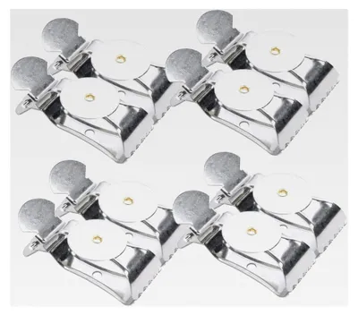Produktbild von 8 Stück Vorhangraffhalter und Vorhangclips zum Befestigen und Ordnen von Gardinen