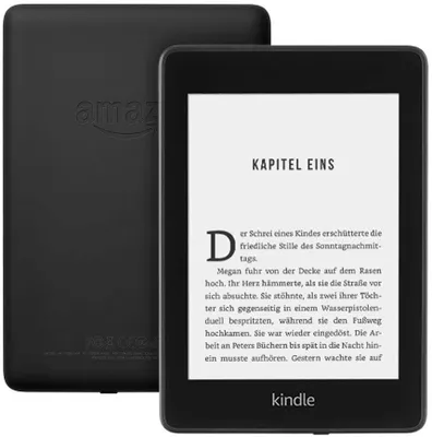 Produktbild von Amazon Kindle Paperwhite eBook-Lesegerät - Schwarz - 8 GB Flash - 15,2 cm (6 Zoll) Display - Touchscreen - 1072 x 1448 - Wireless LAN - Bluetooth - Micro-USB