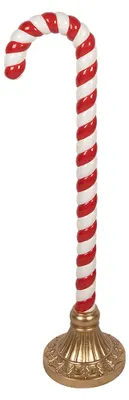 Produktbild von Clayre & Eef Weihnachtsdekorationsfigur Zuckerstange 33x24x101 cm Rot Kunststoff