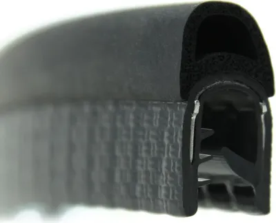 Produktbild von DO12 - PVC/ EPDM Kantenschutz Dichtungs Profil Gummi Dichtung oben - Klemmbereich 2 - 5 mm