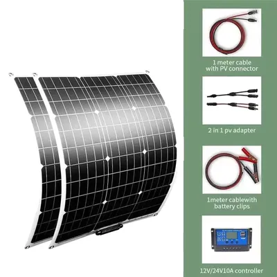 Produktbild von Solarmodul-Kit, 100W Kapazität, flexibles Design, 100W Solarkit