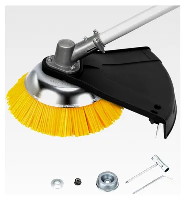 Produktbild von Unkrautbürste 200 x 25,4 mm Rundbürste, Professionelle Bürste für Freischneider