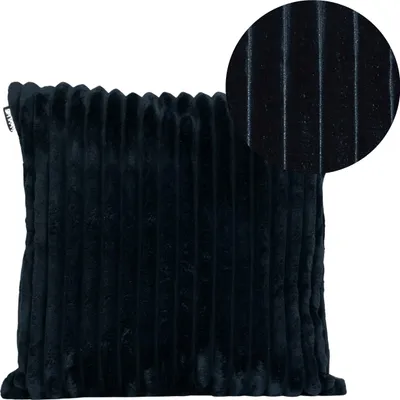 Produktbild von Geronimo | Dekokissen - Schwarz - 45x45 cm - Doppelseitig - Maschinenwaschbar - Abnehmbarer Bezug - Antiallergisch - SOFTLY