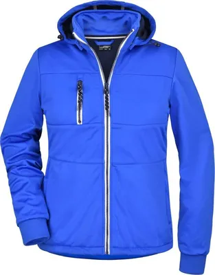 Produktbild von Junge Softshell Jacke mit modischen Details nautic-blue/navy/white, Gr. S