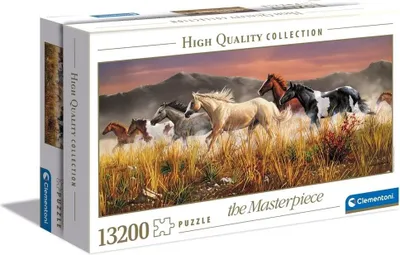 Immagine prodotto di CLEMENTONI 13200 Puzzle - Cavalli selvaggi - Branco tonante