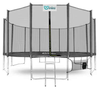 Produktbild von INLEA PREMIUM Jump Trampolin 500 cm mit Außennetz - Grau
