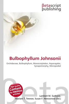 Produktbild von Bulbophyllum Johnsonii