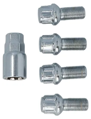 Immagine prodotto di Set di bulloni di bloccaggio per ruote Carpoint M14x1,5x26 mm, tipo D a testa tonda