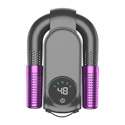 Produktbild von Intelligenter faltbarer Schuhtrockner, 55°C Trockner Stiefeltrockner, geräuscharm, einarmig, tragbar, mit Timer, für Schuhe, Handschuhe, Socken, Reise