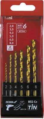 Immagine prodotto di Punta elicoidale per metallo HSS+Cobalto+TiN, 135°, 13x151mm, 1 pezzo