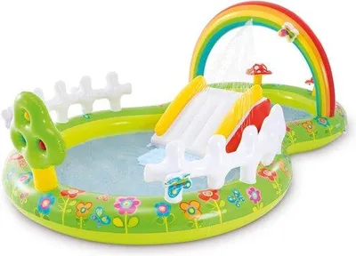 Produktbild von Famanu Spielzentrum mit Rutsche - 290 cm x 180 cm x 104 cm
