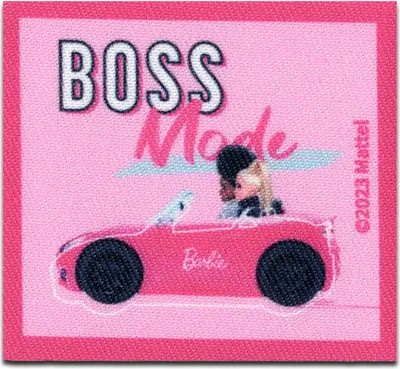 Produktbild von Comercial Mercera Barbie © Boss Mode - Aufnäher, Bügelbild, Aufbügler, Applikationen, Patches, Flicken, zum aufbügeln, Größe: 5,9 x 6,4 cm