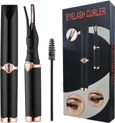 Produktbild von Erhitzte Wimpern-Helller, elektrische 2-in-1-wiederaufladbare USB-Lockenmodi, Make-up-Werkzeug Frauen