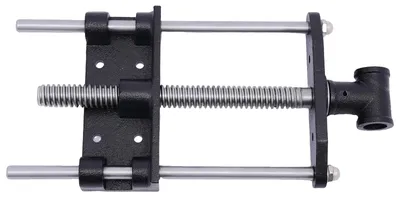 Image de Étau pour perceuse, ouverture de 7 pouces, construction robuste en fonte, noir