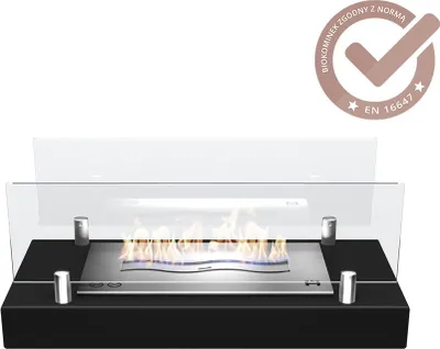 Produktbild von Hitze freistehender -Kamin CALYPSO Bioethanol Kamin Wärmequelle Standkamin modern