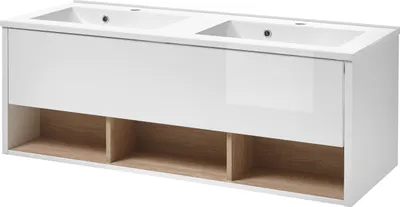 Produktbild von LIVOJO M20 Badezimmer Doppelwaschtisch mit Waschbecken