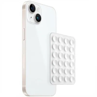 Produktbild von Silikon Saugnapf Handyhalterung – Selbstklebende Handyhalterung – Kompatibel mit iPhone, Samsung, Xiaomi & mehr
