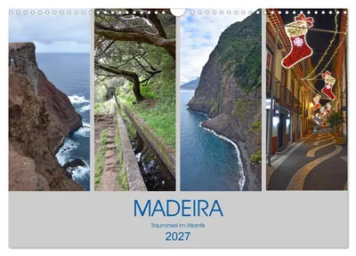 Produktbild von MADEIRA, Trauminsel im Atlantik (Wandkalender 2027 DIN A3 quer), CALVENDO Monatskalender