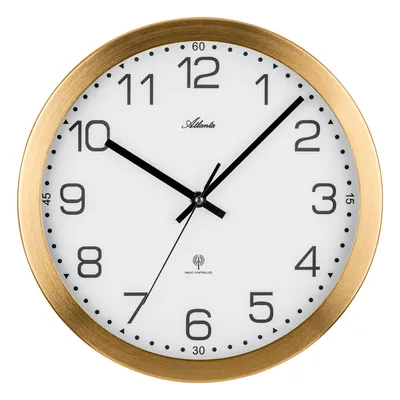 Zdjęcie produktu dla nowoczesny zegar ścienny średnica obudowy 30 cm - model Atlanta: 4371/9