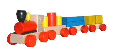 Produktbild von Ebert Holzeisenbahn aus Holz, 42 cm